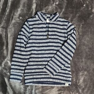 GAP Navy and Gray Striped Sweater